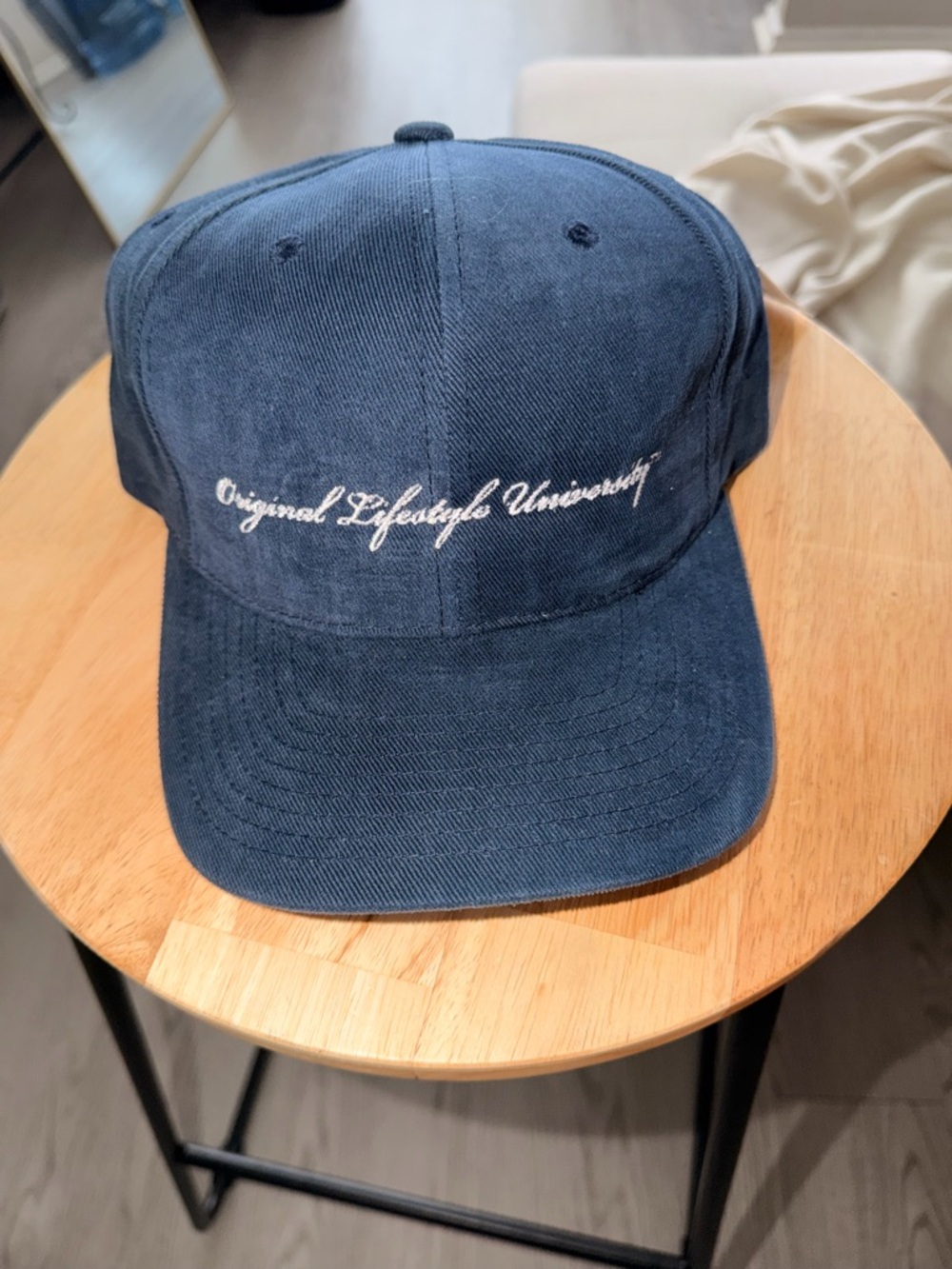 Original Lifestyle University Navy Cotton Baseball Cap